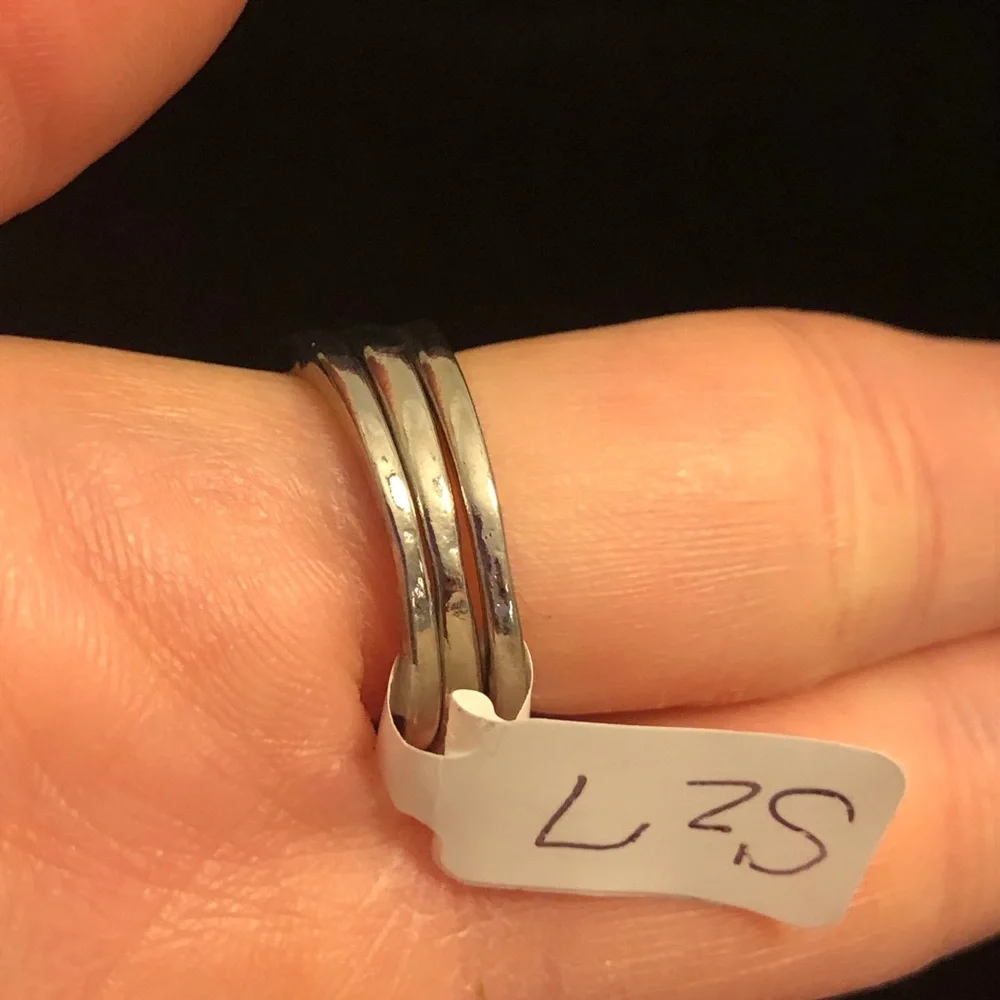 Elegant Silver and Light Blue Faux Turquoise Stone Ring